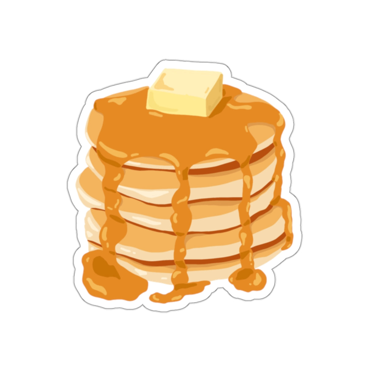 Pancake Illustration Sticker