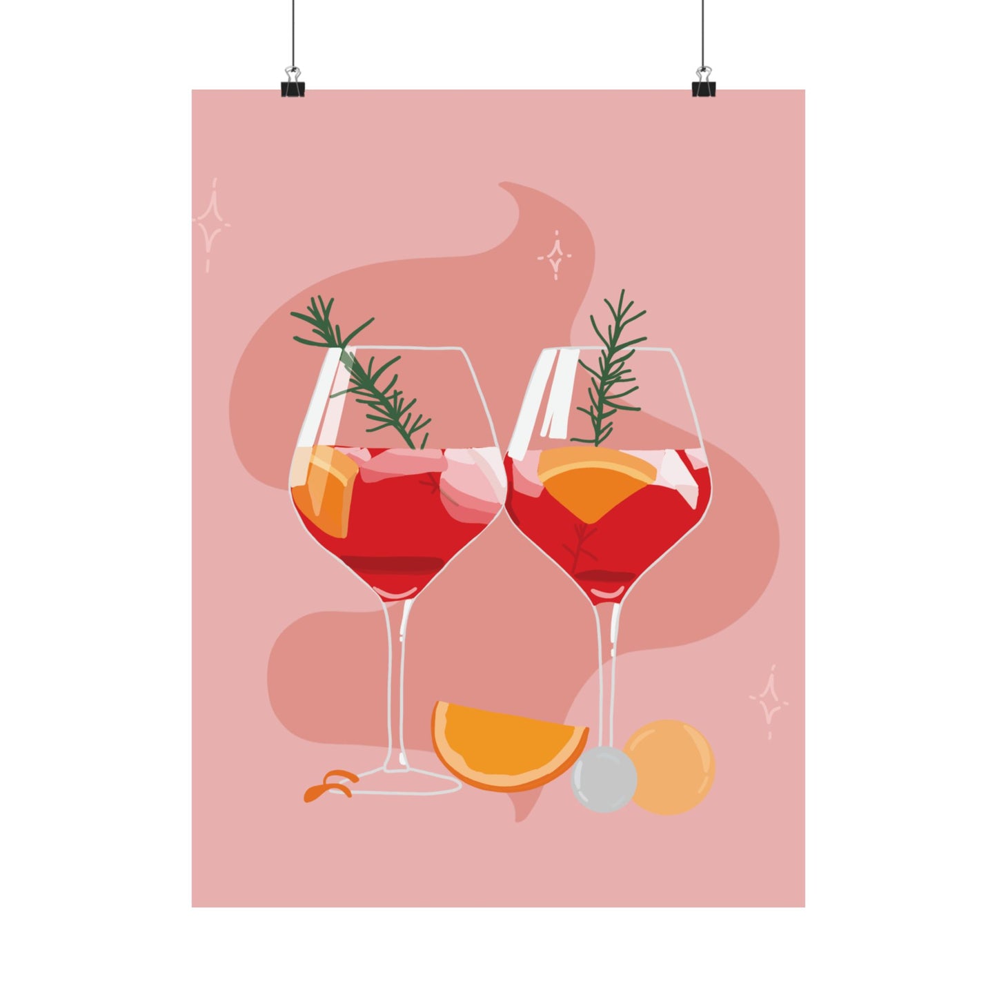 Christmas Drinks Posters - Festive Holiday Wall Art