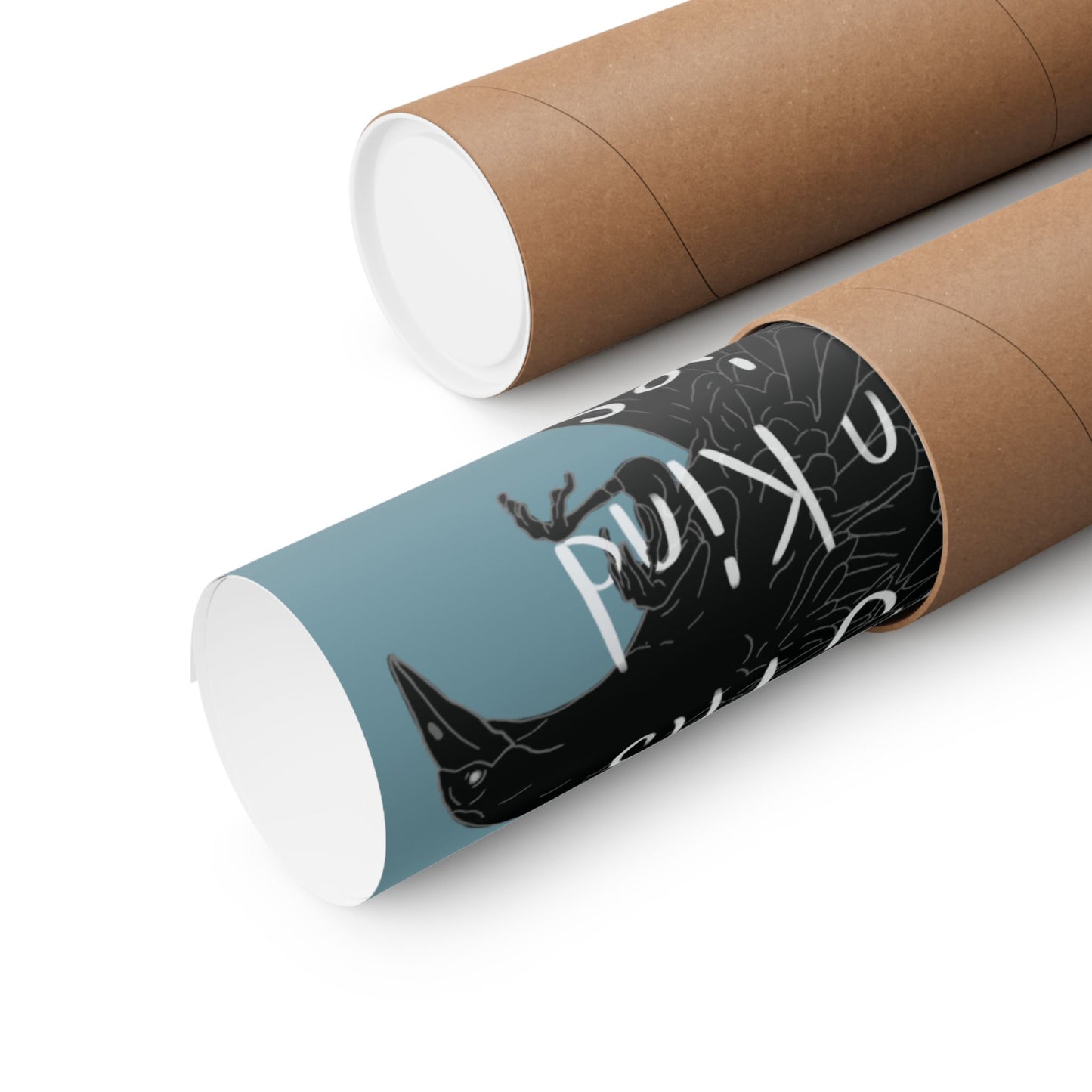 Crow Illustration Poster