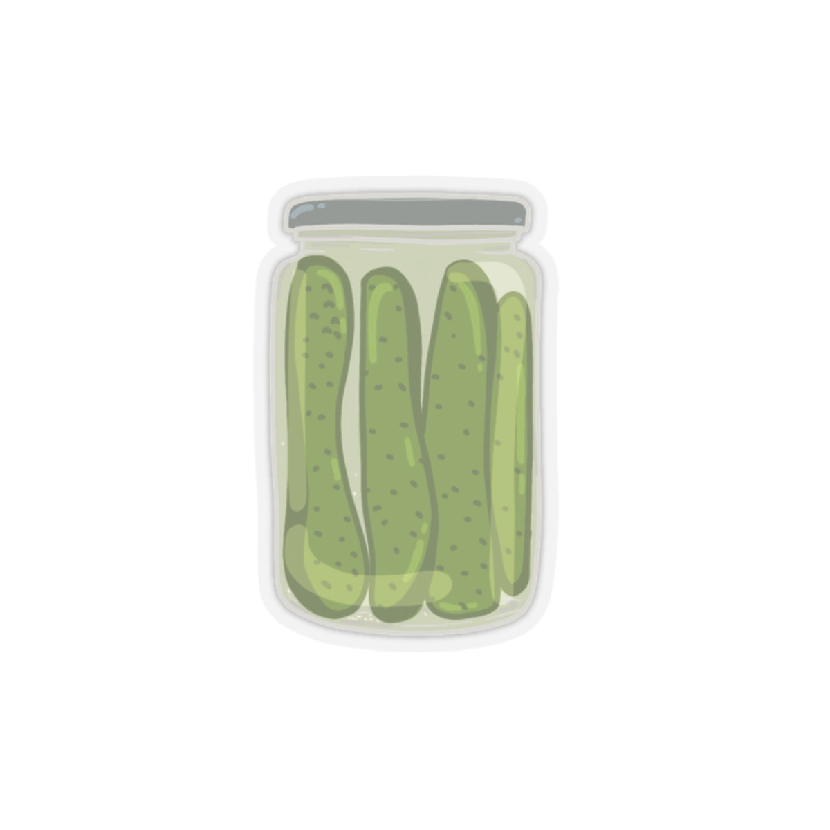 Sticker - Pickle Jar Illustration