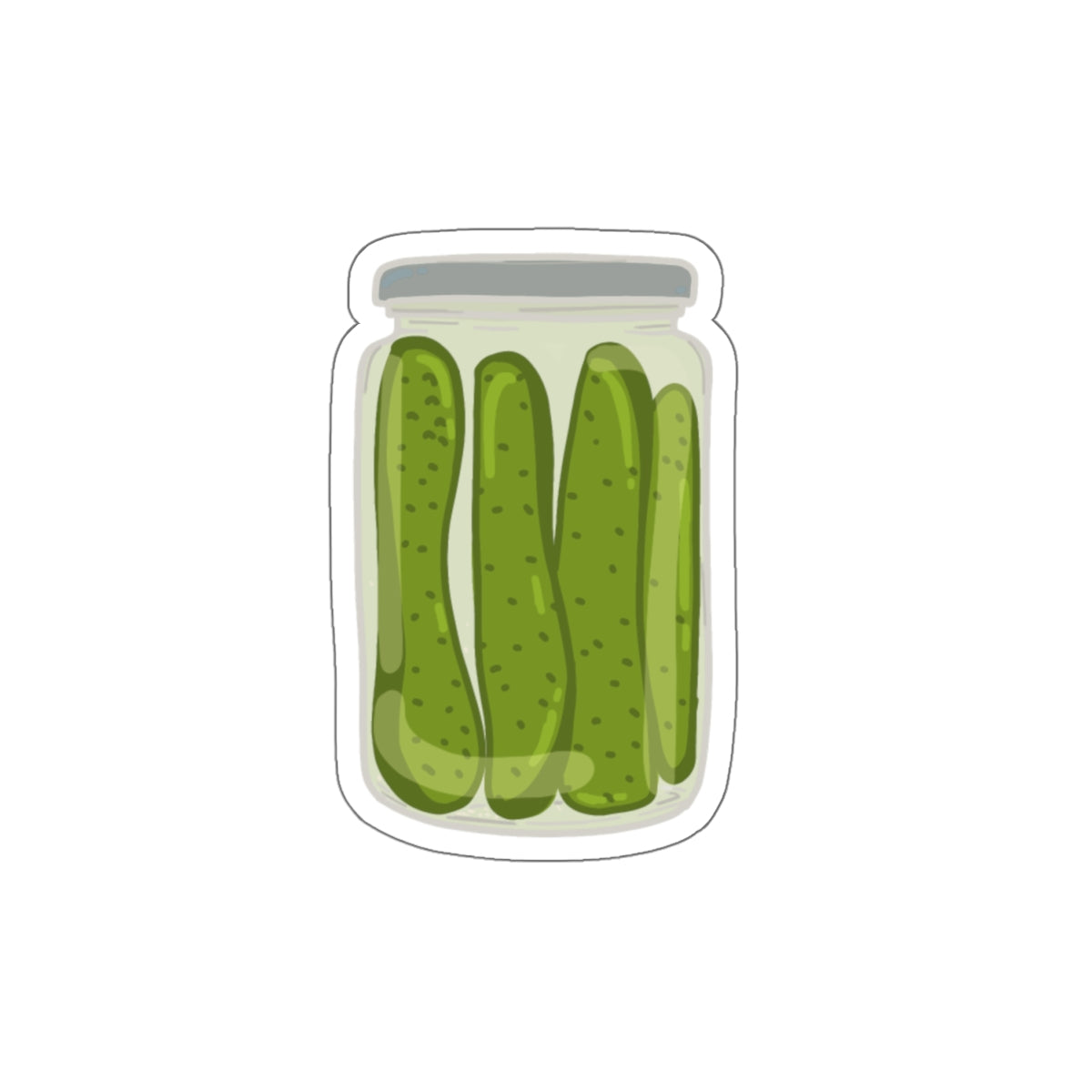 Sticker - Pickle Jar Illustration