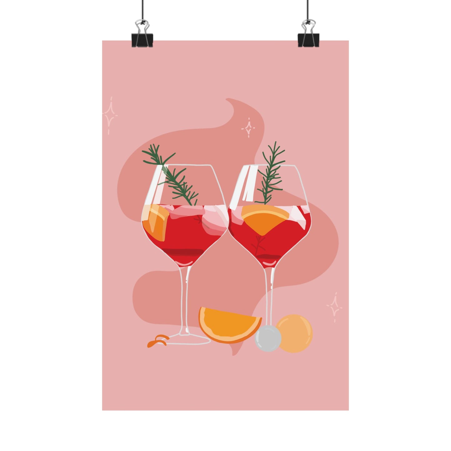 Christmas Drinks Posters - Festive Holiday Wall Art