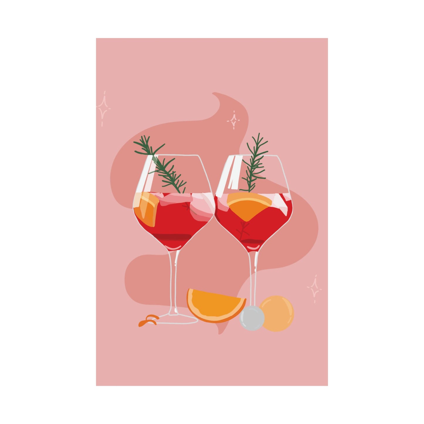 Christmas Drinks Posters - Festive Holiday Wall Art